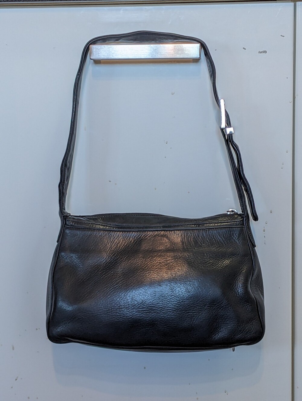Danier Vintage Leather Y2K Mini Butter Soft Chic Shoulder Bag Black ๐ค - Picture 3 of 17